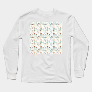 My Vintage Kitchen Pattern Long Sleeve T-Shirt